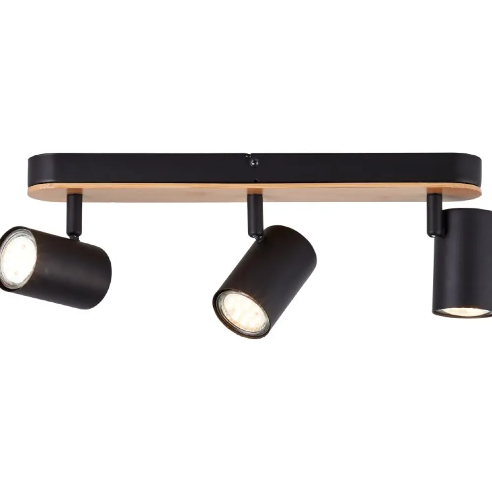 New Brilliant Niels 3 spotlight Svart