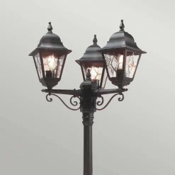 Best Elstead Lighting Norfolk 227cm stolpe Svart