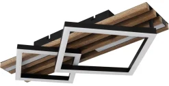 Clearance Globo Lighting Obrien 47cm plafond Trä