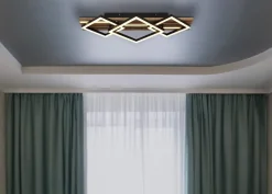 New Globo Lighting Obrien 60cm plafond Trä
