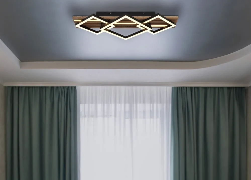 New Globo Lighting Obrien 60cm plafond Trä