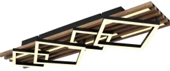 Online Globo Lighting Obrien 82cm plafond Trä