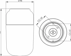 Clearance Ifö electric Ohm 100/170 badrumslampa