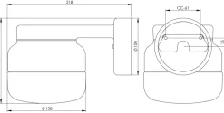 Best Ifö electric Ohm Wall 140/150 badrumslampa