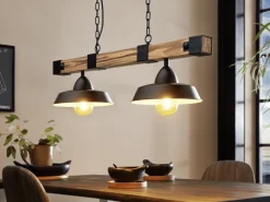 Clearance Eglo Oldbury 86cm taklampa Svart