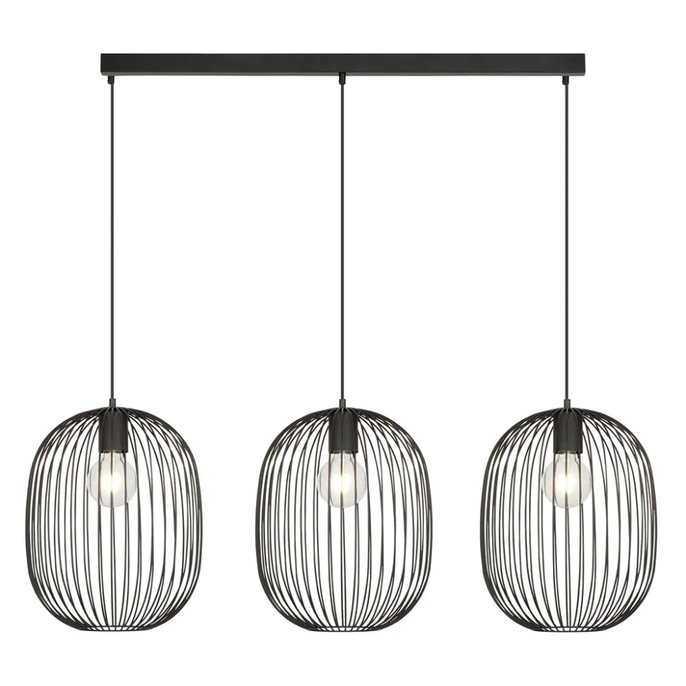 Clearance Emibig Lighting Onyx 120cm taklampa Svart