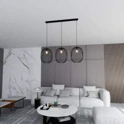 Clearance Emibig Lighting Onyx 120cm taklampa Svart