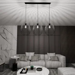 Clearance Emibig Lighting Onyx 120cm taklampa Svart