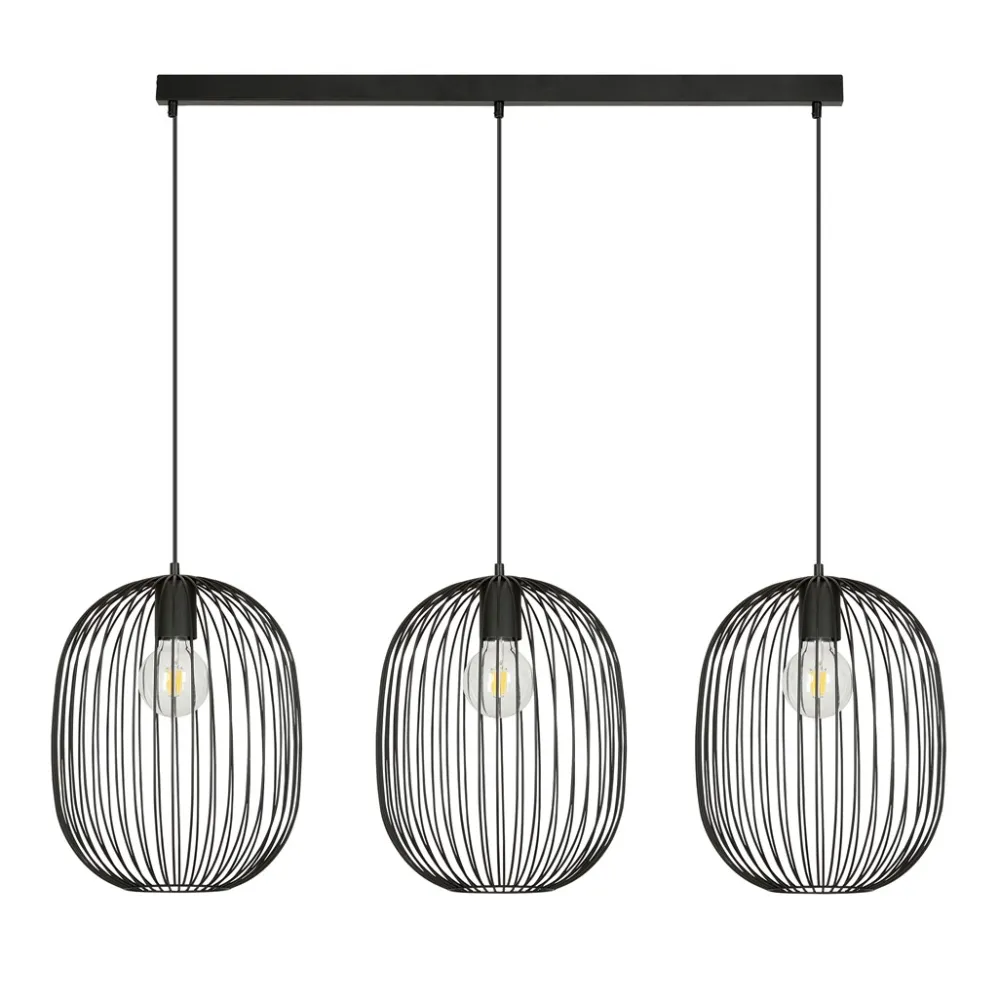 Clearance Emibig Lighting Onyx 120cm taklampa Svart