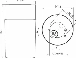 Clearance Ifö electric Opus 120/200 badrumslampa