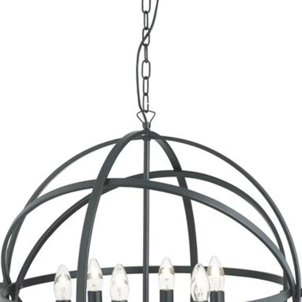 New Searchlight Orbit Ø60 taklampa Svart