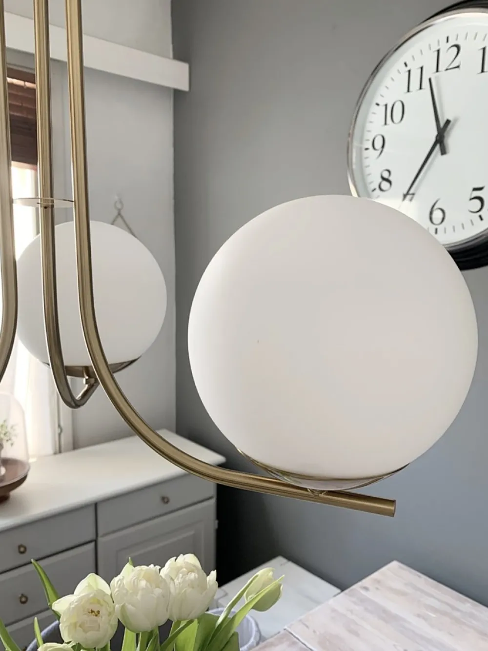 Best Aneta Lighting Orfeus Ø44 taklampa Matt mässing