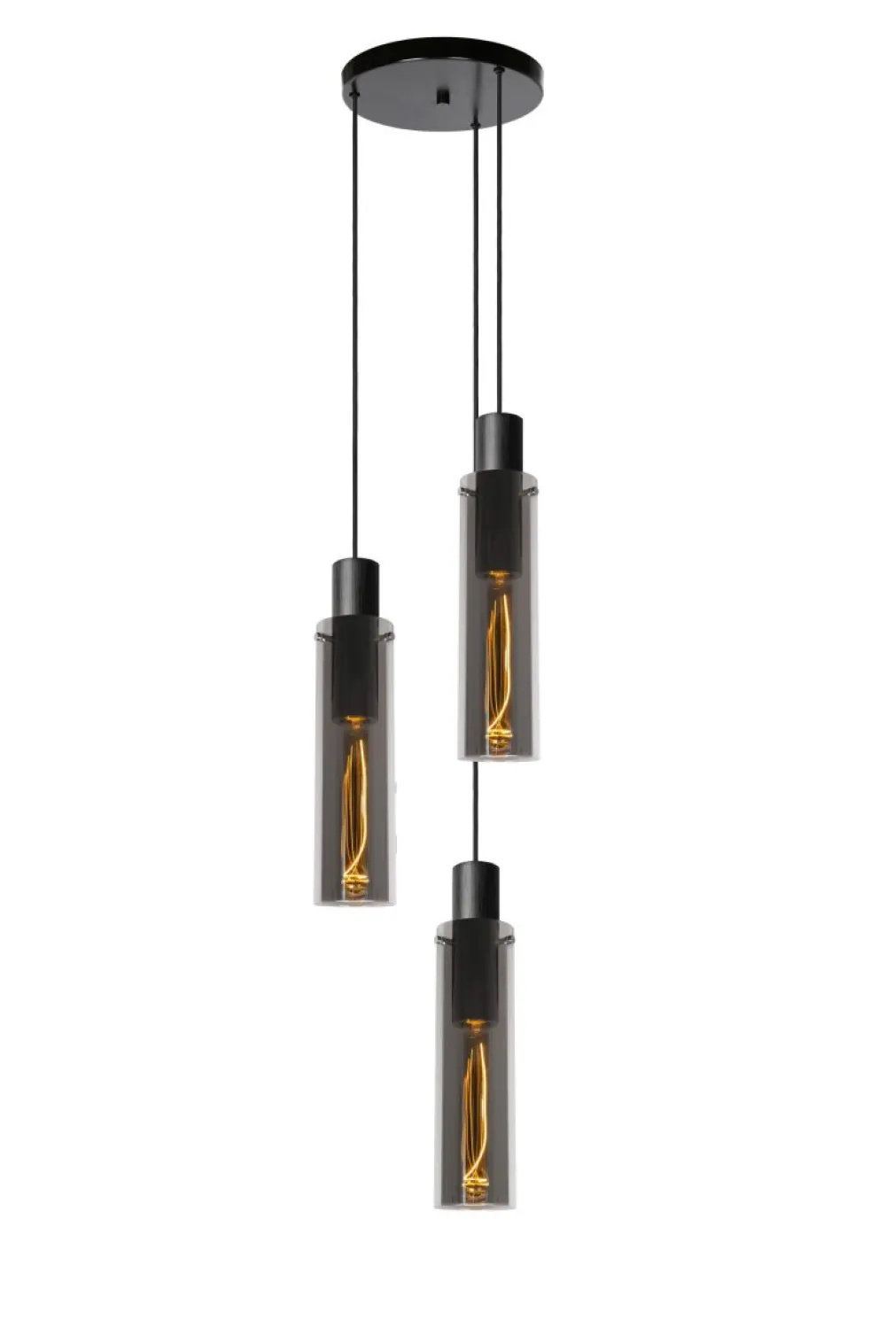 Lucide Orlando Ø32 taklampa Rökfärgad