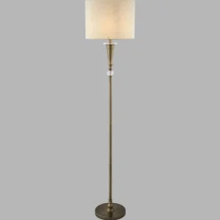 Clearance Searchlight Oscar golvlampa Antikmässing