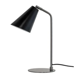 Dyberg Larsen Oswald 40cm skrivbordslampa Borstad stål