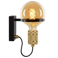 Hot Lucide Ottelien 22cm vägglampa Svart