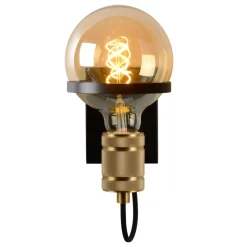 Hot Lucide Ottelien 22cm vägglampa Svart