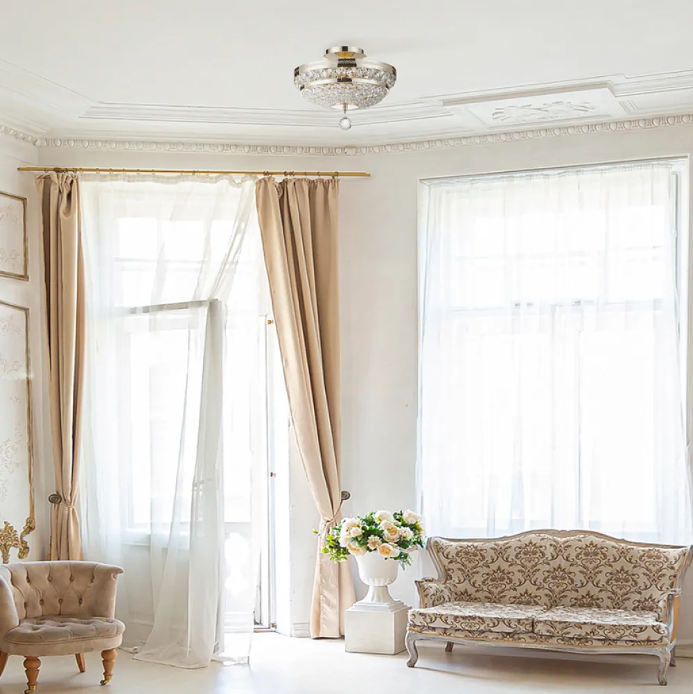 Outlet Maytoni Ottilia Ø32 kristall Guld