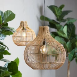 New Light & Living Pacino Ø40 taklampa Natur