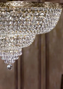 Maytoni Palace Ø80 kristall Guld
