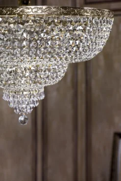 Maytoni Palace Ø80 kristall Guld