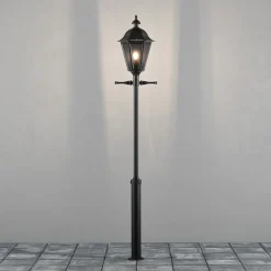 Outlet Konstsmide Pallas 260cm stolpe Svart