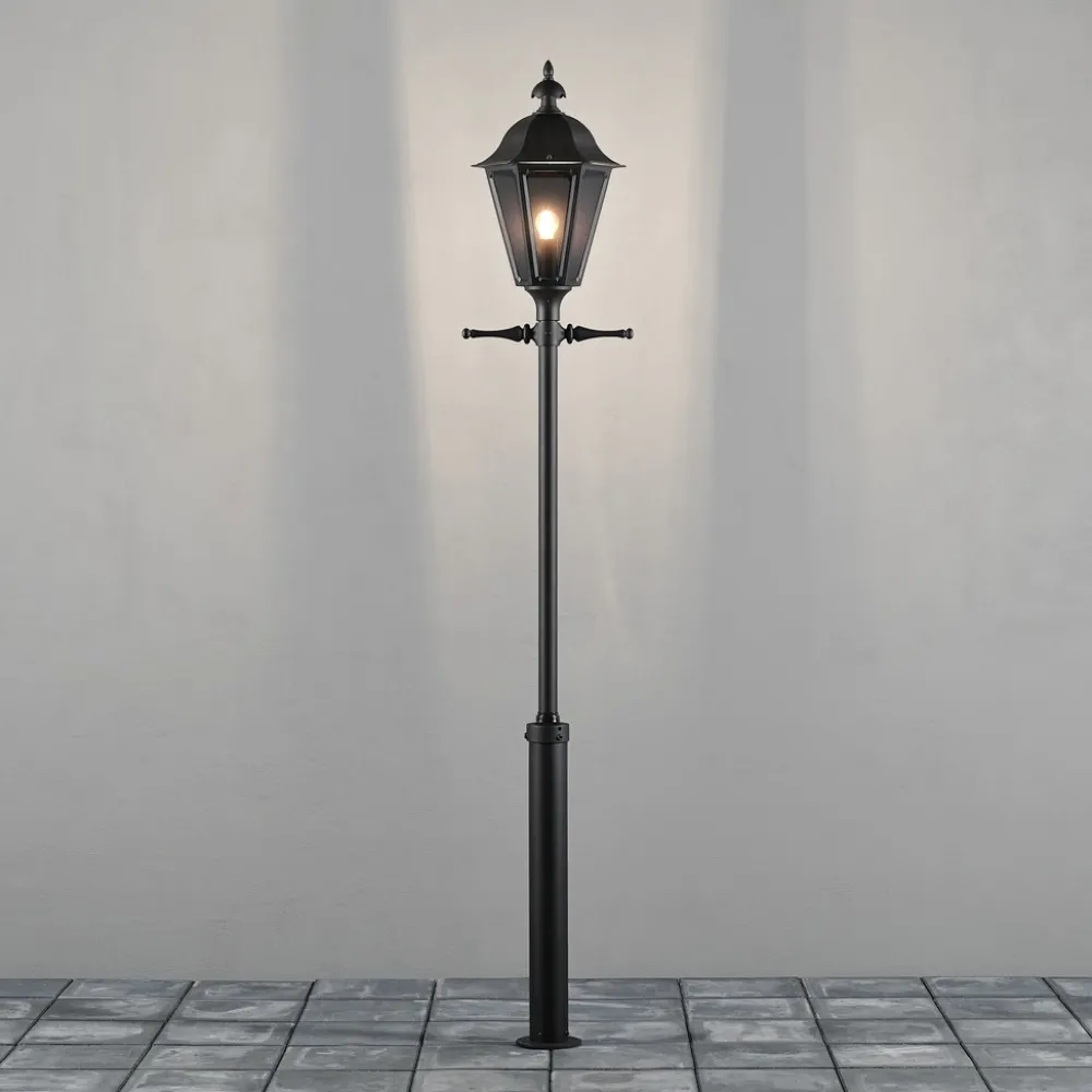 Outlet Konstsmide Pallas 260cm stolpe Svart