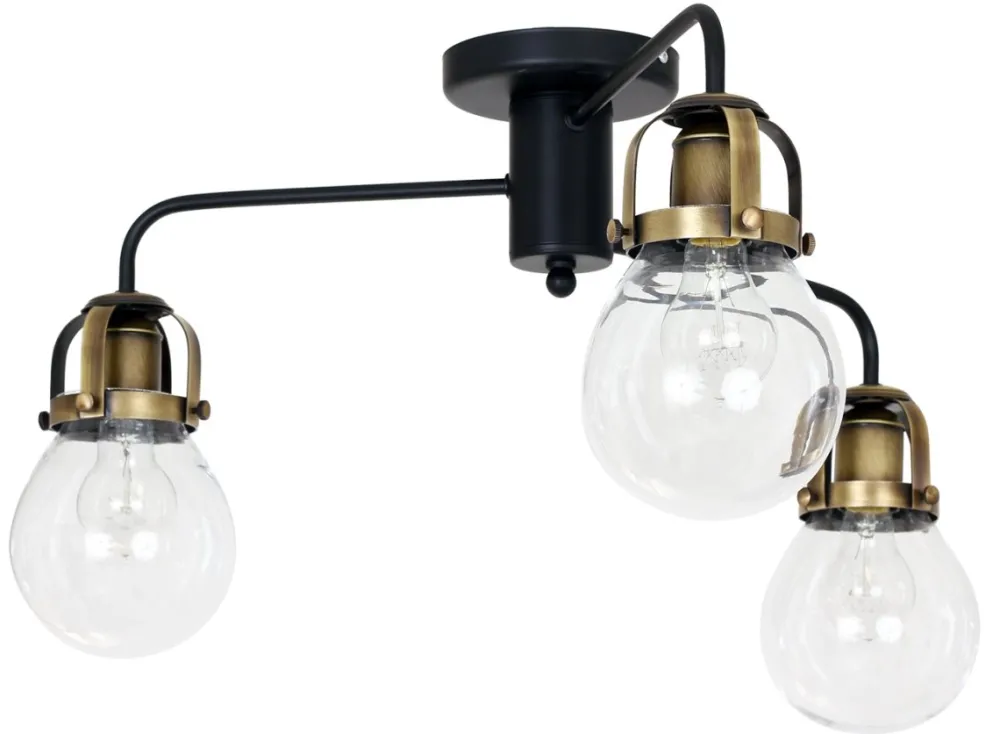 New Hallbergs Paris Ø66 plafond Svart