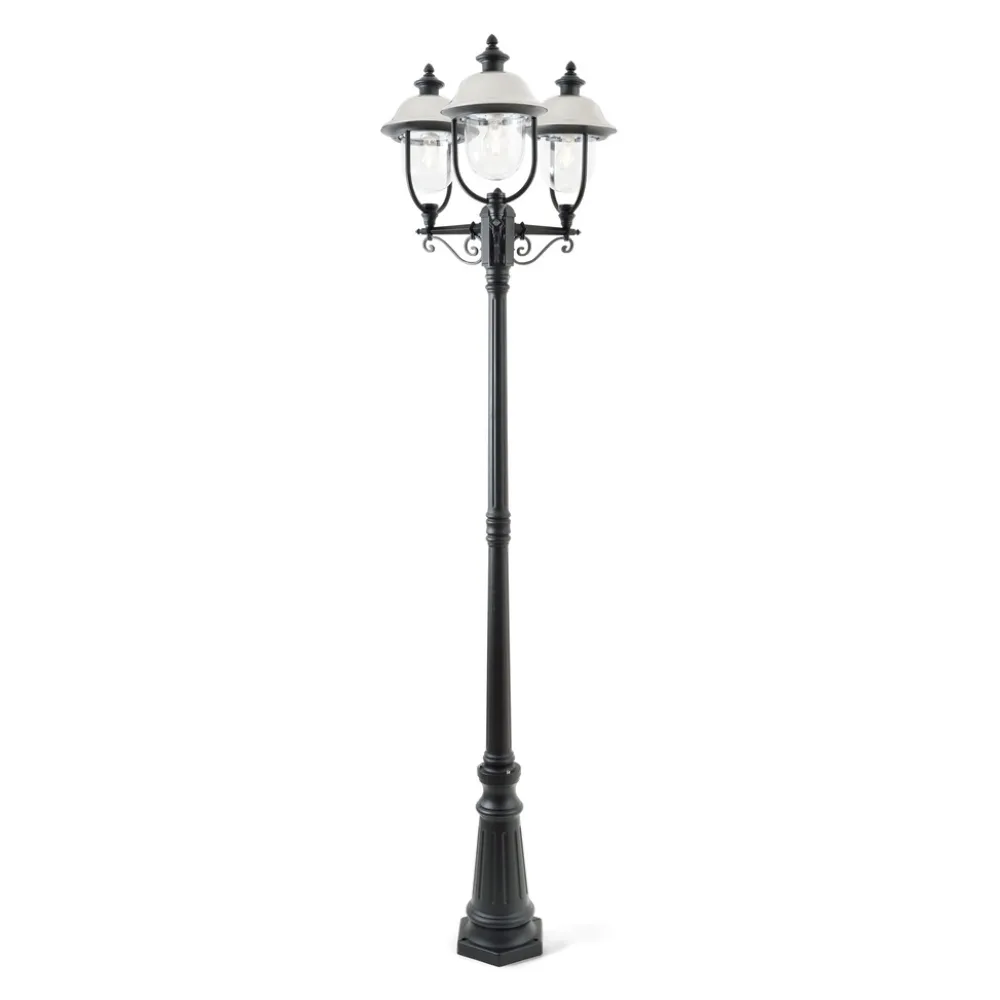 Hot Konstsmide Parma 218cm stolpe Svart