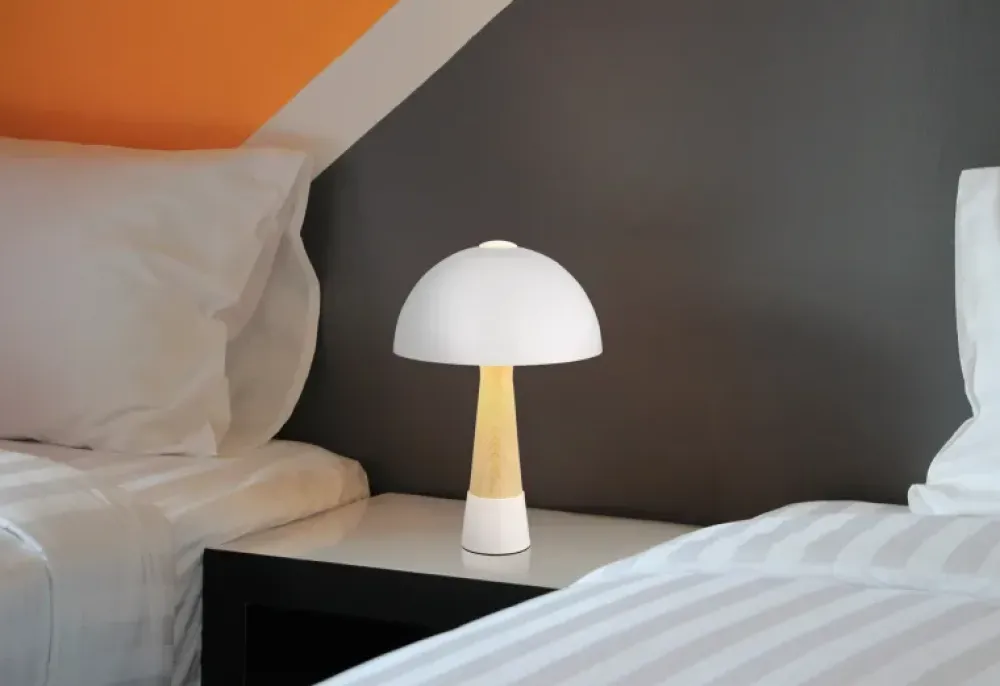 Online Globo Lighting Paulin 36cm bordslampa Sand