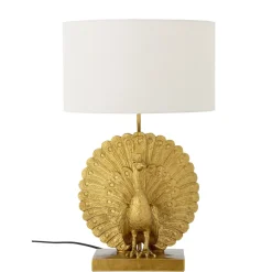 Best Bloomingville Peacock 58cm bordslampa Guld