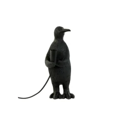 Hot Light & Living Penguin 34cm bordslampa Svart