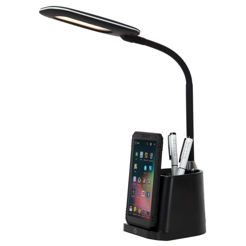 Online Lucide Penny 34cm skrivbordslampa Svart