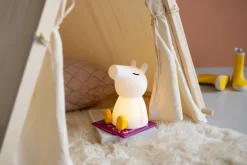 Mr Maria Peppa Pig First Light barnlampa Vit