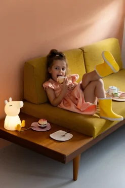 Mr Maria Peppa Pig First Light barnlampa Vit