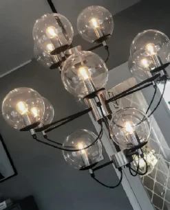 Outlet Hallbergs Perla 12 Ø78 taklampa