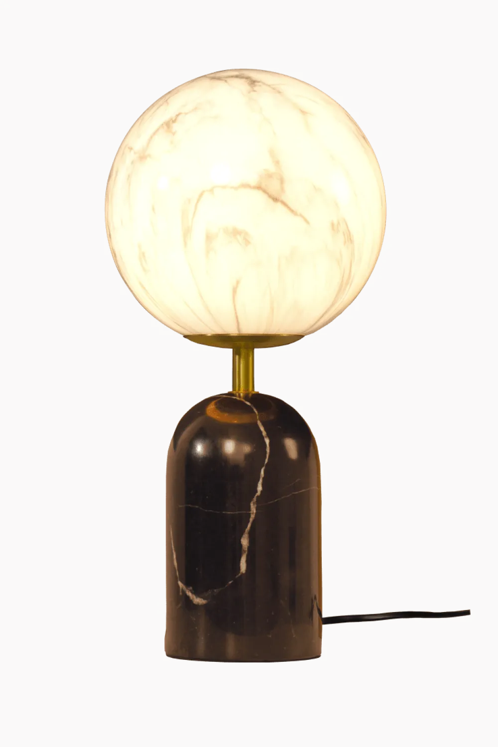 Outlet Aneta Lighting Pierre 42cm bordslampa Svart/vit