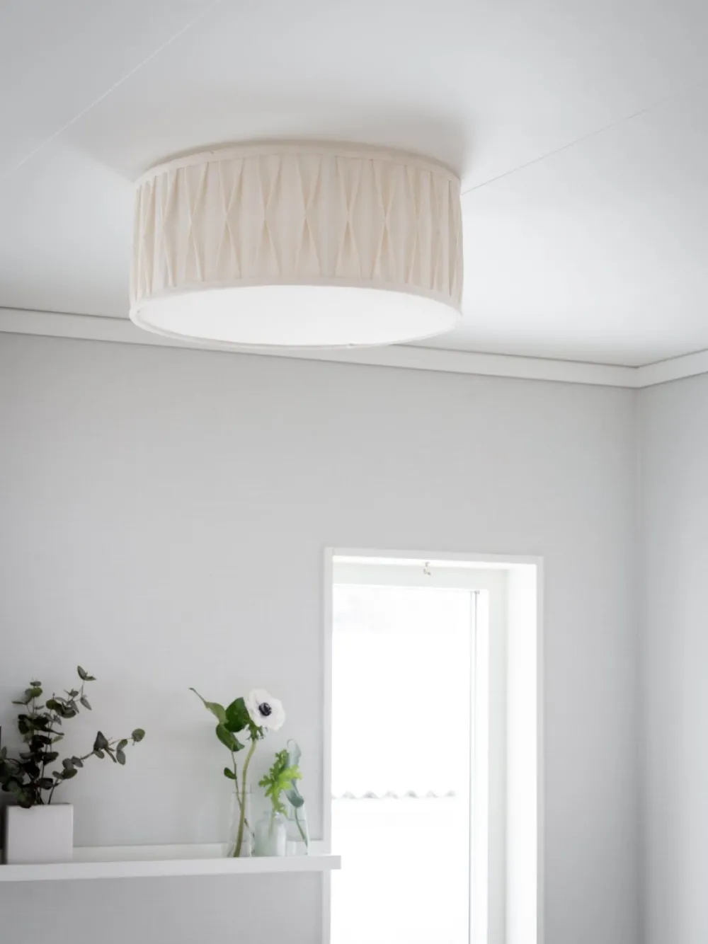 Outlet PR Home Plissé Ø45 plafond Vit