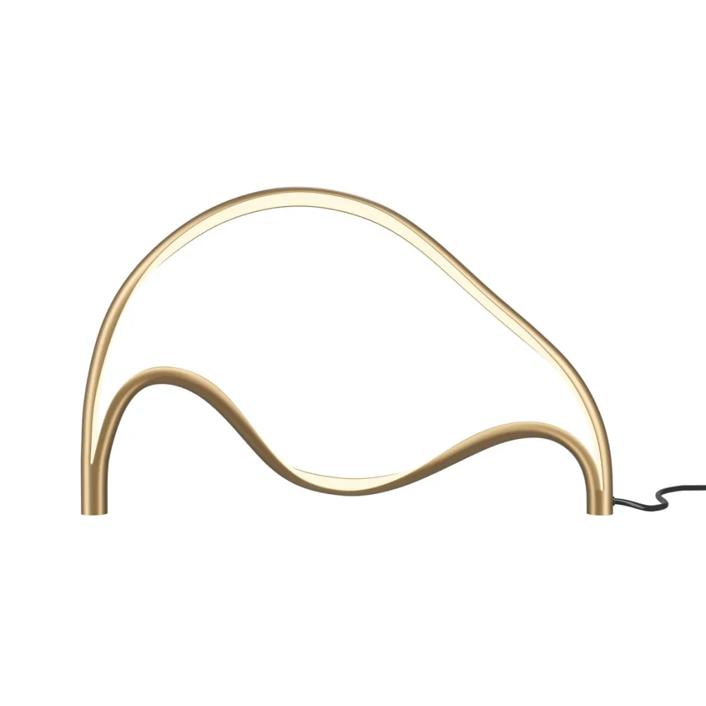 New Maytoni Plons 25cm bordslampa Mässing