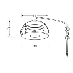 Clearance Designlight P-132 Mini Downlight 2700K