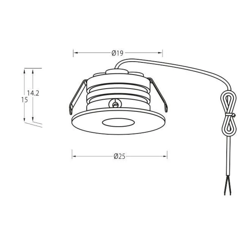 Best Designlight P-132 Mini Downlight 3000K