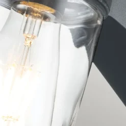 Sale Elstead Lighting Portfino 20cm utelampa Grå
