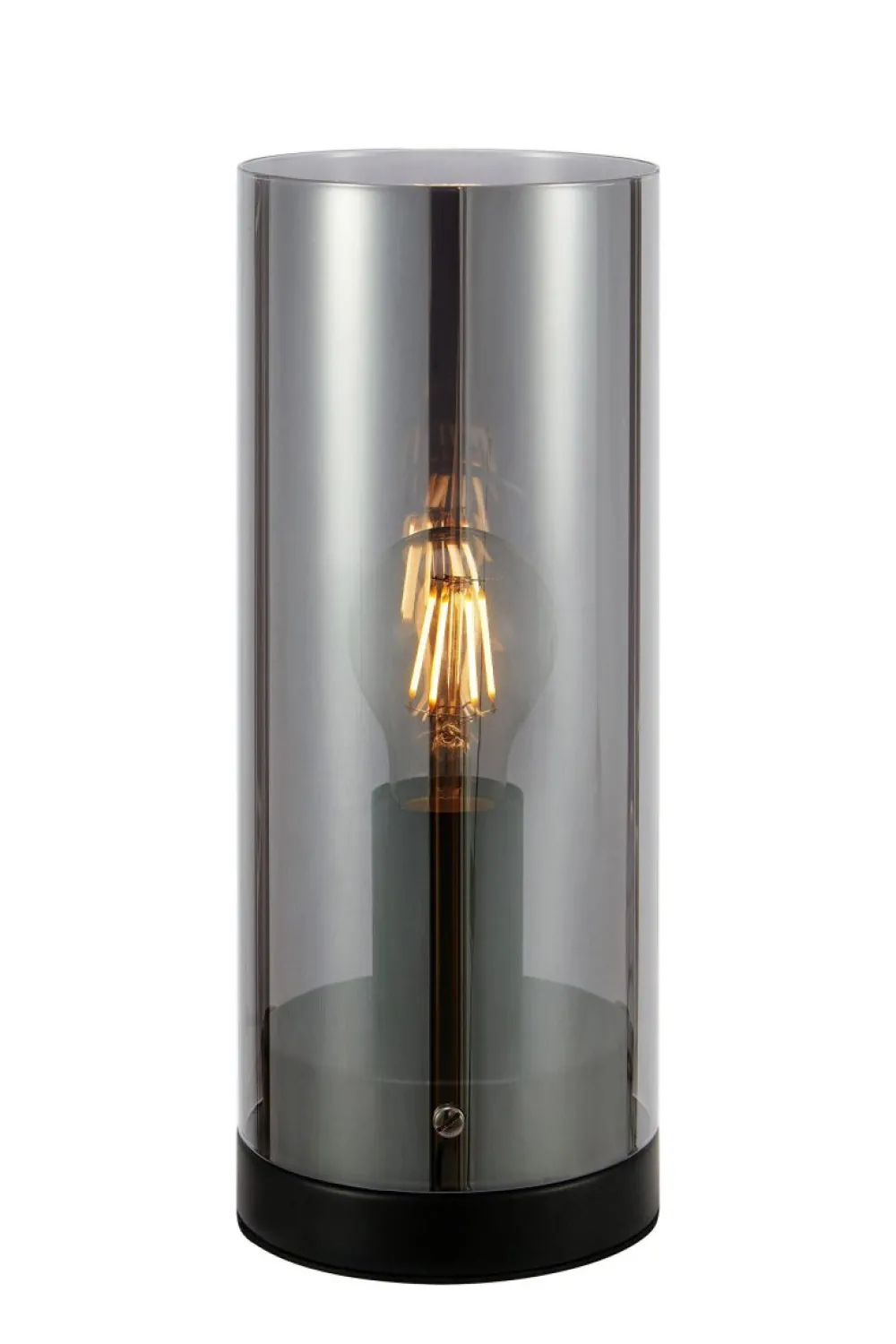 Hot Markslöjd Post 38cm bordslampa Rökfärgad