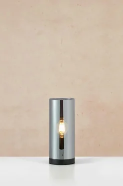 Hot Markslöjd Post 38cm bordslampa Rökfärgad