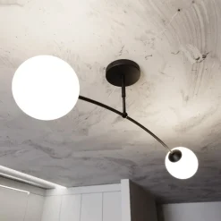 Best Emibig Lighting Pregos 60cm plafond Svart