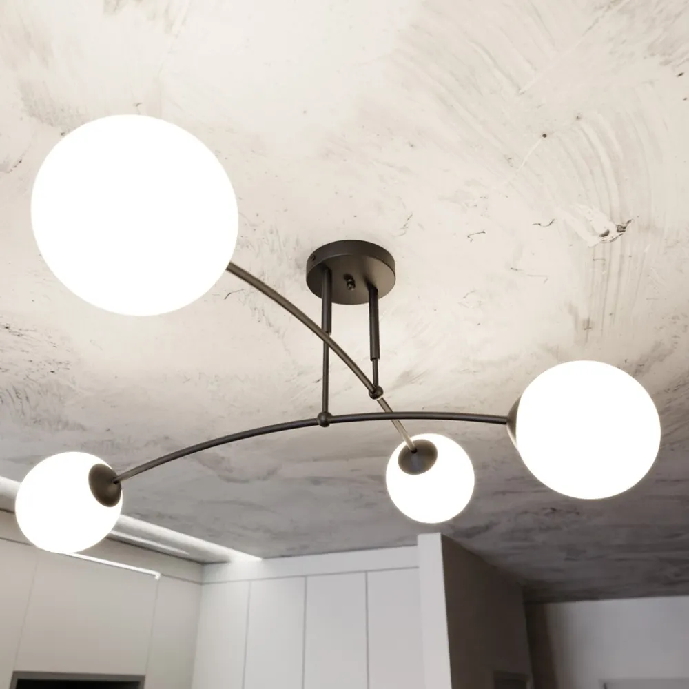 Clearance Emibig Lighting Pregos 60cm plafond Svart