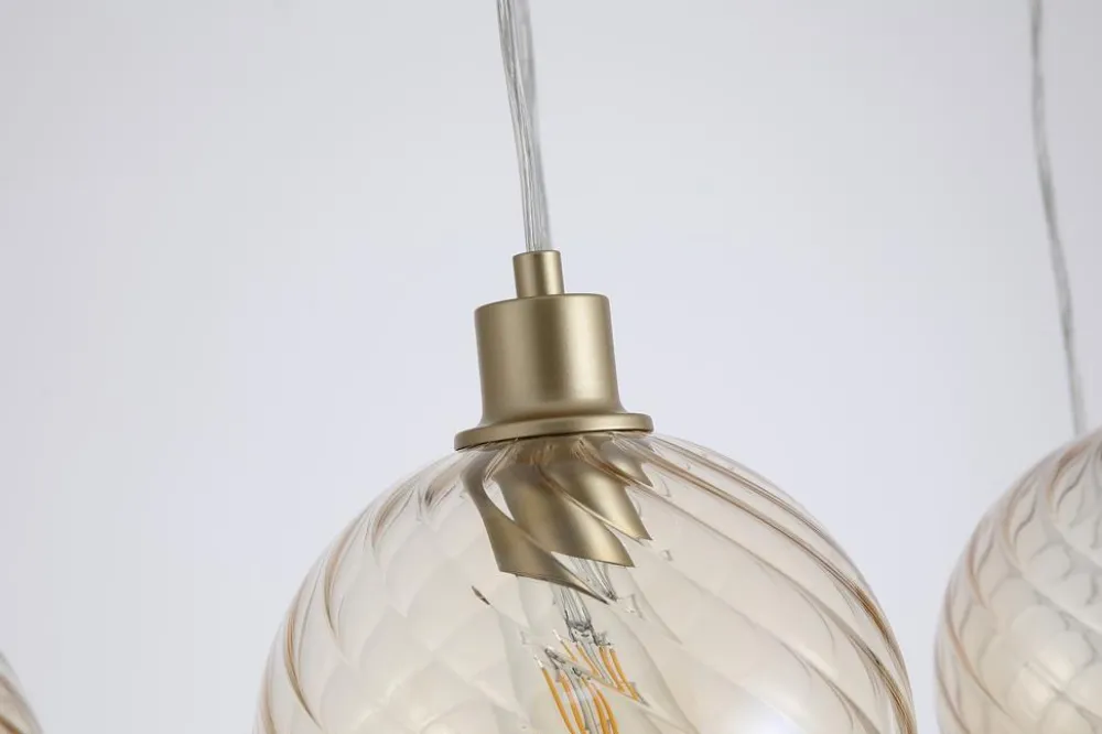 New Searchlight Radiance 95cm taklampa Guld