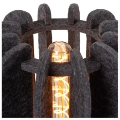 Outlet Lucide Rafal 30cm bordslampa Grå