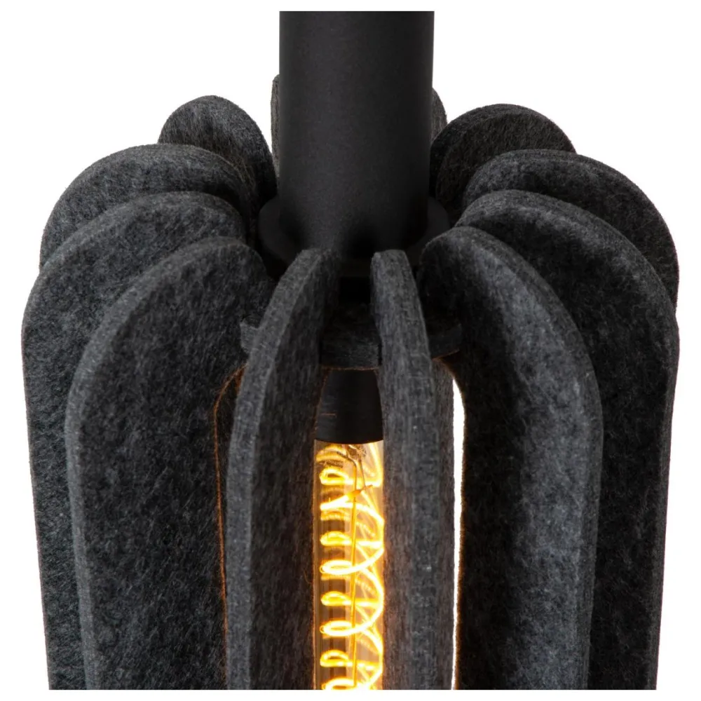 Discount Lucide Rafal 98cm taklampa Grå