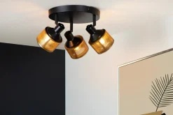 Lucide Rafa 3 spotlight Svart